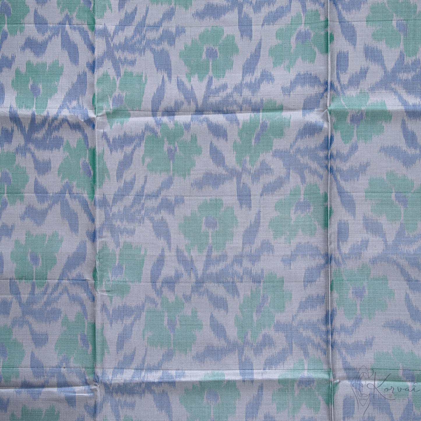 Closer view of grey pochampally style body.